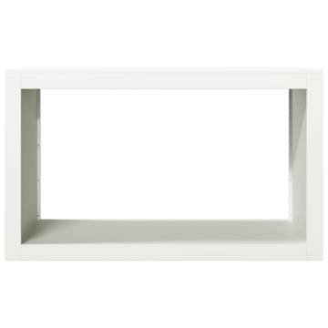 Firewood Rack White 100x40x60 cm Steel - Durable & Stylish