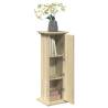 Sonoma Oak Display Stand with Storage - 31x30x90 cm