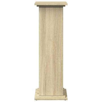 Sonoma Oak Display Stand with Storage - 31x30x90 cm