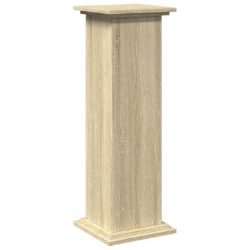 Sonoma Oak Display Stand with Storage - 31x30x90 cm