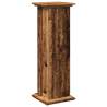 Display Stand with Storage - Old Wood, Engineered Wood - HipoMarket