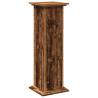 Display Stand with Storage - Old Wood, Engineered Wood - HipoMarket