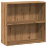 Bookcase Artisian Oak 80x30x77 cm | Engineered Wood Storage