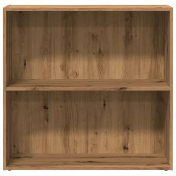 Bookcase Artisian Oak 80x30x77 cm | Engineered Wood Storage