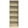 Bookcase Sonoma Oak 60x24x176 cm - Stylish Storage Solution