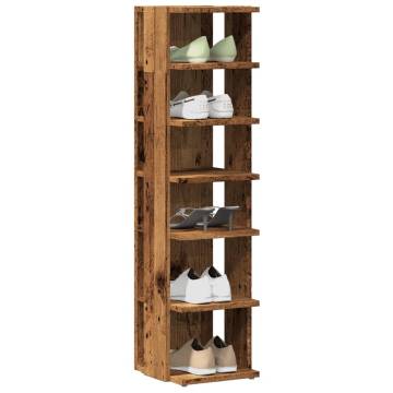 Shoe Cabinets 2 pcs | Old Wood | 28x27x102 cm | Hipomarket