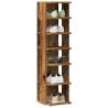  Shoe Cabinets 2 pcs Old Wood 28x27x102 cm Engineered Wood Colour old wood Quantity in Package 2 Number of 1 Number of shelves 