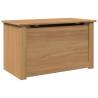 Storage Chest with Lid Panama - Solid Pine Wood 79x42x46 cm