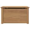 Storage Chest with Lid Panama - Solid Pine Wood 79x42x46 cm