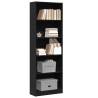  Bookcase Black 60x24x176 cm Engineered Wood Colour black Quantity in Package 1 Height 176 cm Width 60 cm 