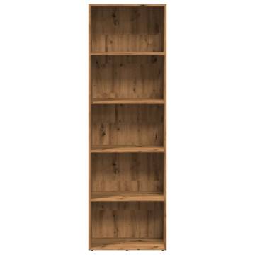 Bookcase Artisan Oak 60x30x189 cm - Stylish Storage Solution