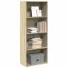  Bookcase Sonoma Oak 60x30x152 cm Engineered Wood Colour sonoma oak Quantity in Package 1 Height 152 cm Width 60 cm 