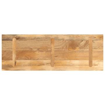 Solid Wood Mango Table Top 140x50 cm | Rustic Design