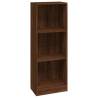 3-Tier Book Cabinet Brown Oak | Stylish Storage Solution