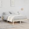 Solid Wood Pine Bed Frame 137x190 cm - No Mattress