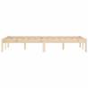 Solid Wood Pine Bed Frame 137x190 cm - No Mattress