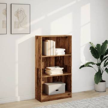 Bookcase Old Wood 60x24x109 cm - Stylish Home Storage Solution