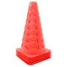 Football Cones 6 pcs Stackable Orange for Fun Training