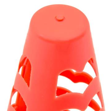 Football Cones 6 pcs Stackable Orange for Fun Training