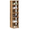  Shoe Cabinet Artisan Oak 28x27x102 cm Engineered Wood Colour artisan oak Quantity in Package 1 Number of Number of shelves 