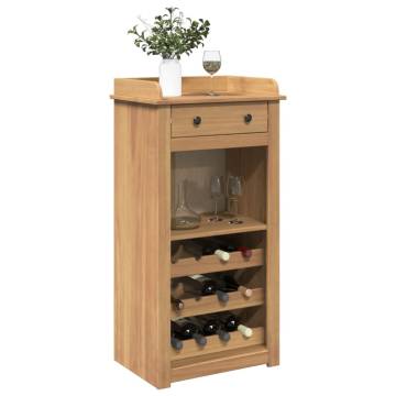 Wine Cabinet Panama - Solid Pine Wood, 57x40x111.5 cm