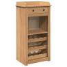 Wine Cabinet Panama - Solid Pine Wood, 57x40x111.5 cm