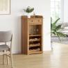 Wine Cabinet Panama - Solid Pine Wood, 57x40x111.5 cm