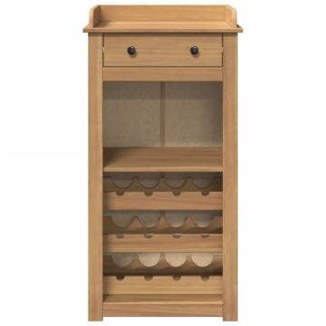 Wine Cabinet Panama - Solid Pine Wood, 57x40x111.5 cm