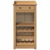 Wine Cabinet Panama - Solid Pine Wood, 57x40x111.5 cm