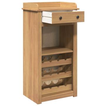 Wine Cabinet Panama - Solid Pine Wood, 57x40x111.5 cm