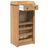 Wine Cabinet Panama - Solid Pine Wood, 57x40x111.5 cm