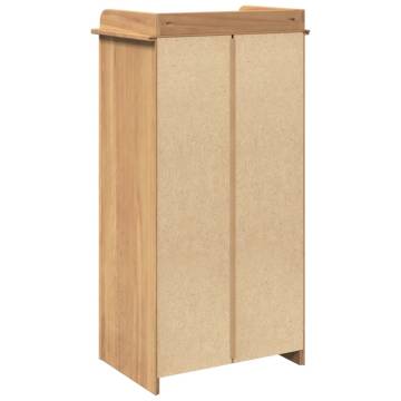 Wine Cabinet Panama - Solid Pine Wood, 57x40x111.5 cm