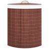 Bamboo Corner Laundry Basket Brown 60 L - Stylish & Practical