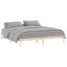 Solid Wood Pine King Bed Frame - 193x203 cm | HipoMarket