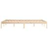 Solid Wood Pine King Bed Frame - 193x203 cm | HipoMarket