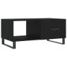 Elegant Black Coffee Table 90x50x40 cm - Durable & Stylish