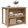 Panama Kitchen Cabinet - Solid Pine Wood 112x77x90 cm