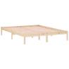 Solid Pine Bed Frame 152x203 cm | Rustic Queen Size Frame