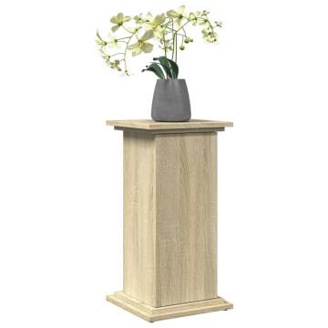 Sonoma Oak Display Stand with Storage - 31x30x60 cm