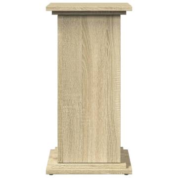 Sonoma Oak Display Stand with Storage - 31x30x60 cm