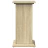 Sonoma Oak Display Stand with Storage - 31x30x60 cm