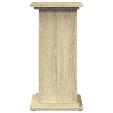 Sonoma Oak Display Stand with Storage - 31x30x60 cm