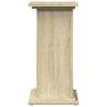 Sonoma Oak Display Stand with Storage - 31x30x60 cm