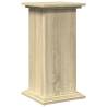 Sonoma Oak Display Stand with Storage - 31x30x60 cm