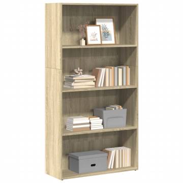 Bookcase Sonoma Oak - Stylish Storage Solution | HipoMarket