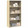  Bookcase Sonoma Oak 80x30x152 cm Engineered Wood Colour sonoma oak Quantity in Package 1 Height 152 cm Width 80 cm 