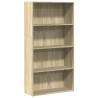 Bookcase Sonoma Oak - Stylish Storage Solution | HipoMarket