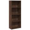 Bookcase Brown Oak 60x30x152 cm | Engineered Wood Storage