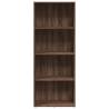 Bookcase Brown Oak 60x30x152 cm | Engineered Wood Storage