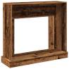 Stylish Old Wood Fireplace Surround - 100x30x87.5 cm